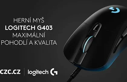 Skvělá myš Logitech G403 za bezkonkurenční cenu