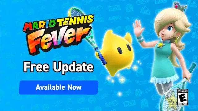 Hra Mario Tennis Fever dostala nový update, přidává novinky inspirované hrou Super Mario Galaxy