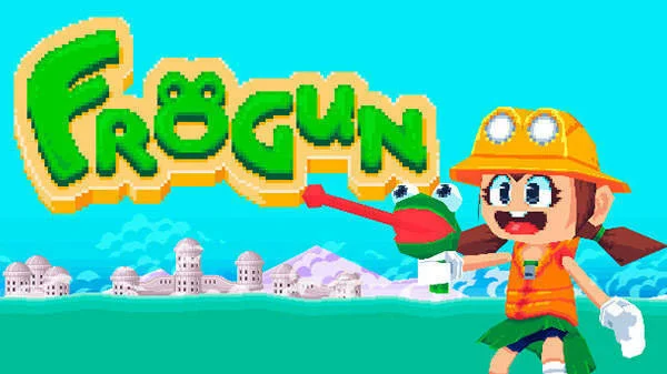 Oznámena retro plošinovka Frogun