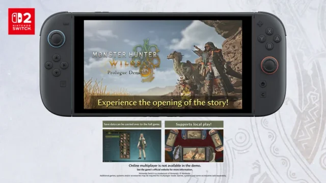 Příští týden vyjde demoverze Monster Hunter Wilds Prologue pro Nintendo Switch 2