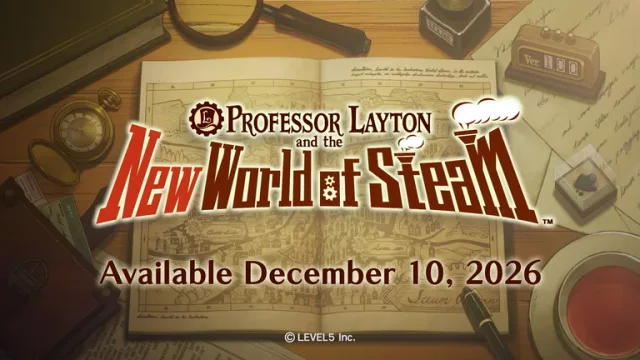 Hra Professor Layton and the New World of Steam vyjde letos v prosinci