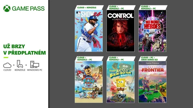 Oznámeny nové hry pro Game Pass – Control, Warhammer 40,000: Boltgun nebo MLB The Show 24