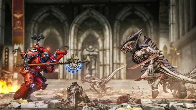 Akce Warhammer 40,000: Space Marine II dostala velký update Techmarine