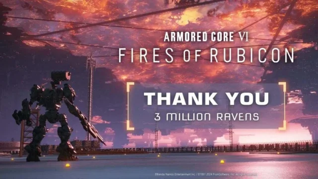 FromSoftware prodal 3 miliony kopií hry Armored Core VI: Fires of Rubicon 