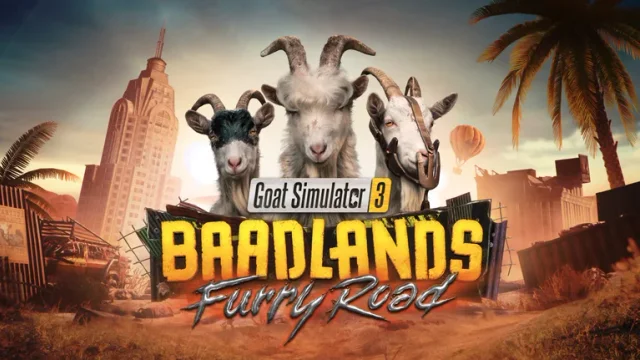 Hra Goat Simulator 3 dostane v listopadu post-apokalyptické rozšíření Baadlands: Furry Road 