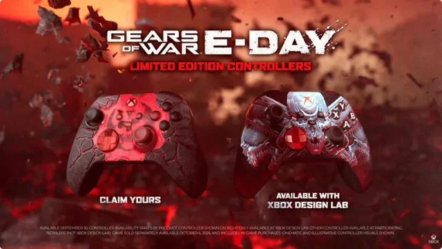 Xbox vydá dva nové gamepady inspirované akční hrou Gears of War: E-Day