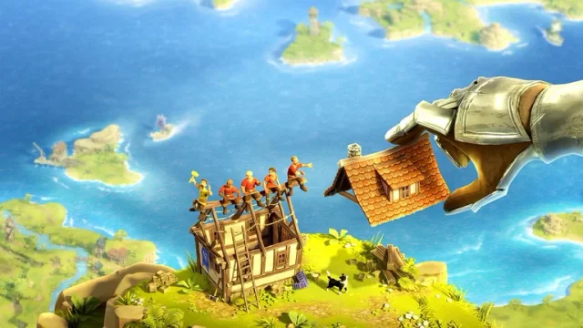 Oznámena hra Townsmen VR pro headset PlayStation VR2