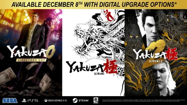 Hráči budou moci upgradovat na nové verze her Yakuza Kiwami, Yakuza Kiwami 2 a Yakuza 0