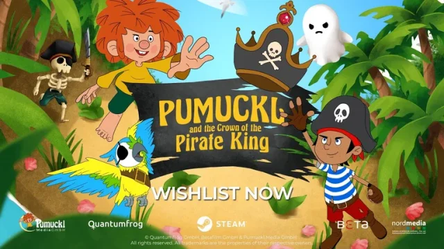 Oznámena logická dobrodružná hra Pumuckl and the Crown of the Pirate King