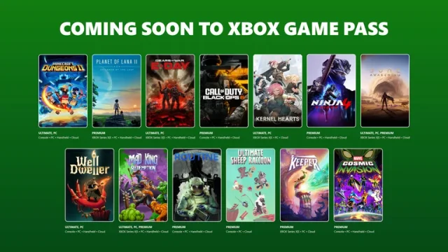 Oznámeny nové hry do předplatného Game Pass - Minecraft Dungeons II nebo Gears of War: E-Day