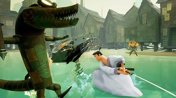 Gameplay záběry ze hry Samurai Jack: Battle Through Time