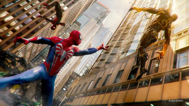 Komiksová akce Marvel's Spider-Man 2 dostala nový update. Přidává dva nové obleky pro hlavního hrdinu