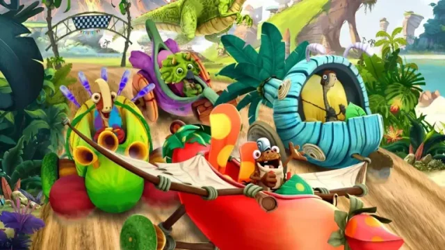 Oznámena závodní arkáda Gigantosaurus: Dino Kart, vyjde příští rok