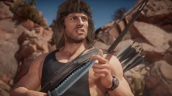 Do Mortal Kombat 11 se brzy dostane Rambo, gameplay video