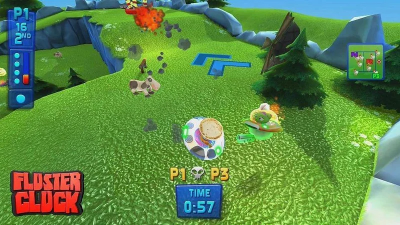 Oznámena hra Fluster Cluck pro PlayStation 4