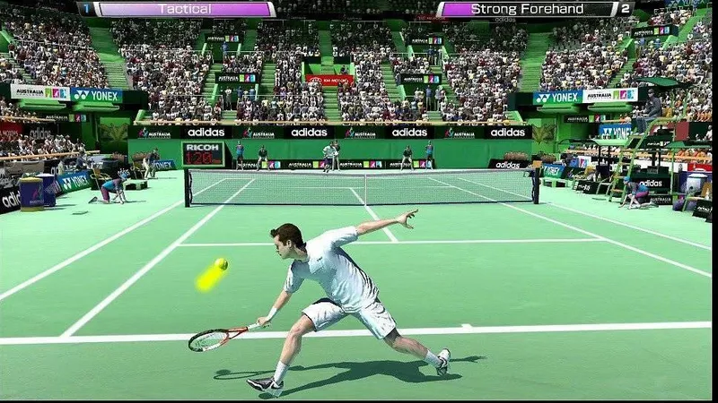 Záběry z Virtua Tennis 4 na PS Vita