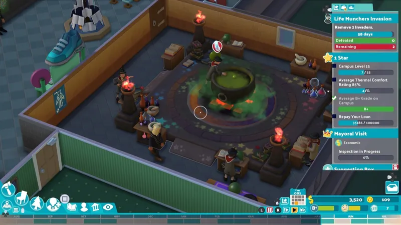 Hra Two Point Campus má datum vydání, do prodeje se dostane v polovině května