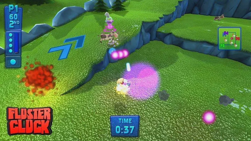 Oznámena hra Fluster Cluck pro PlayStation 4