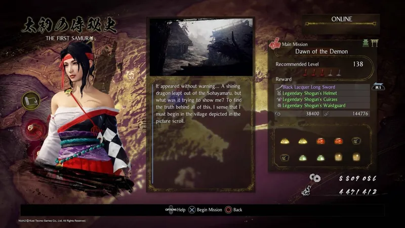 Nioh 2 - DLC The First Samurai