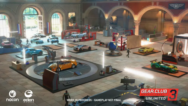 Gear.Club Unlimited 3 vyjde v únoru pro Nintendo Switch 2, na další platformy se dostane později