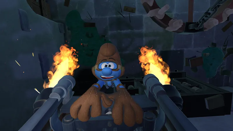 Na PlayStation VR2 dostala hra Epic Roller Coasters rozšíření The Smurfs