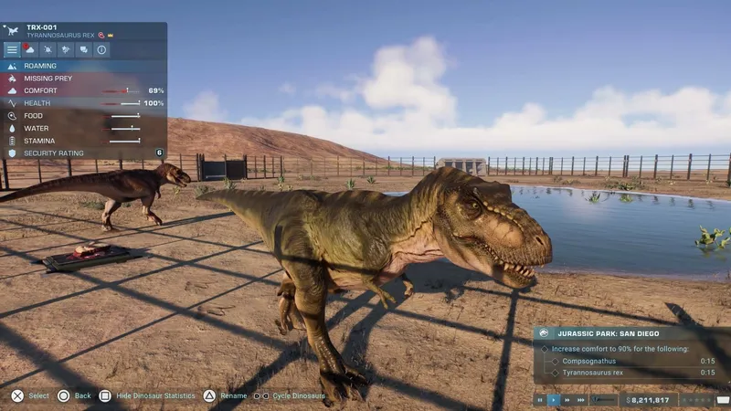 Jurassic World Evolution 2 bude mít větší mapy