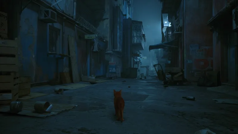 Prvních 25 minut z hraní kočičí dobrodružné hry Stray (PS5)