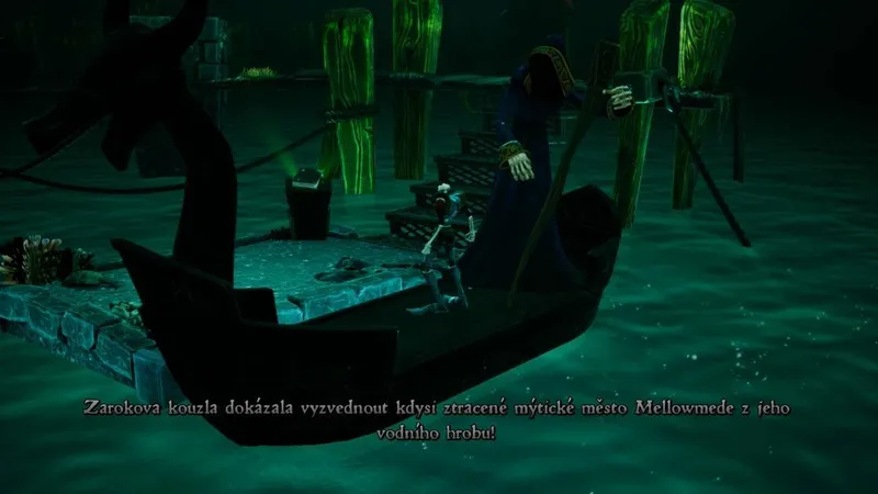 Gameplay video s ukázkou české lokalizace hry MediEvil