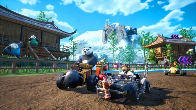 Oznámena závodní arkáda DreamWorks All-Star Kart Racing