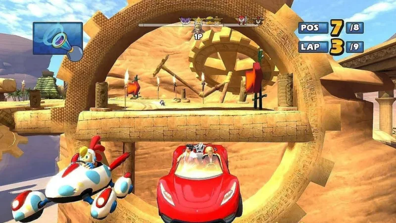 Sonic & SEGA All-Stars Racing pro 3DS, Wii U a Vitu?