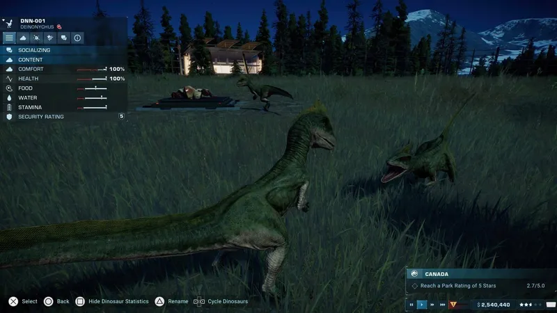 Jurassic World Evolution 2 bude mít větší mapy