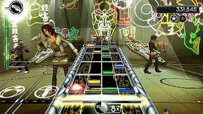 Rock Band Unplugged pro PSP