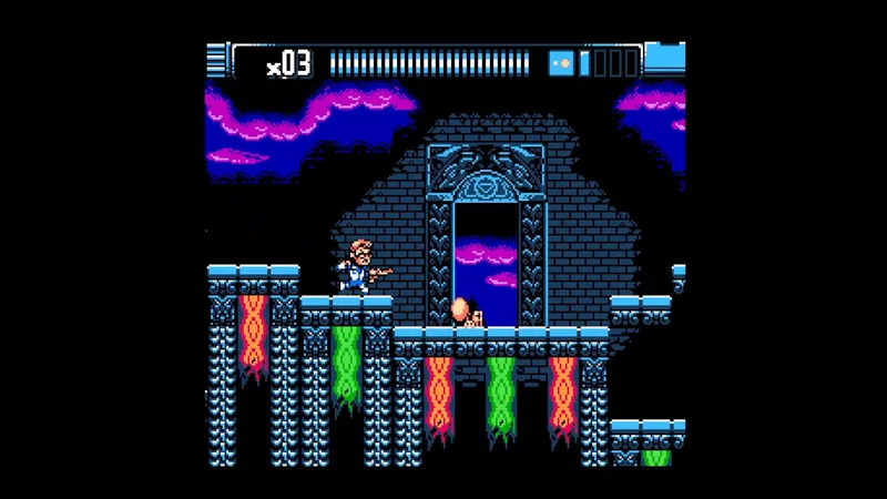 Oznámena akční plošinovka Angry Video Game Nerd 8-bit