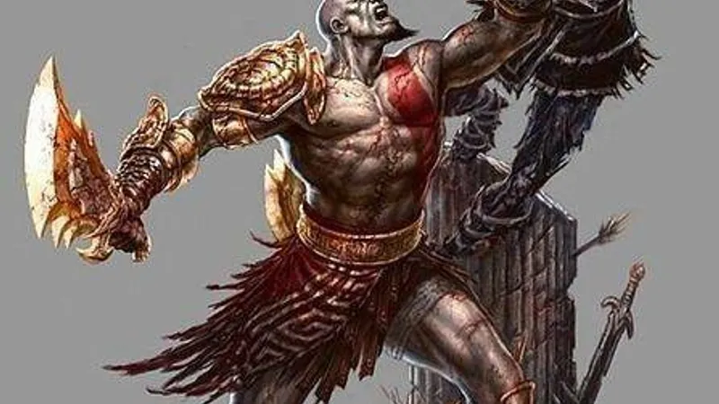 God of War 3 artworky