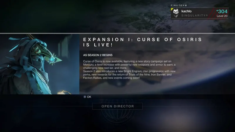Destiny 2: Curse of Osiris