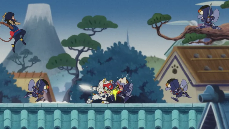 Oznámena hra Samurai Pizza Cats: Blast from the Past! podle anime seriálu 