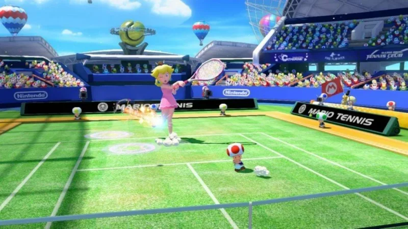 Reklama na hru Mario Tennis: Ultra Smash