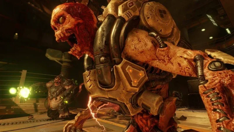 Záběry z multiplayerové bety akce DOOM