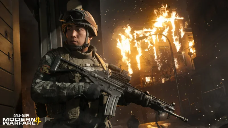Ukázka ze hry Call of Duty: Modern Warfare 4 představující DMZ režim