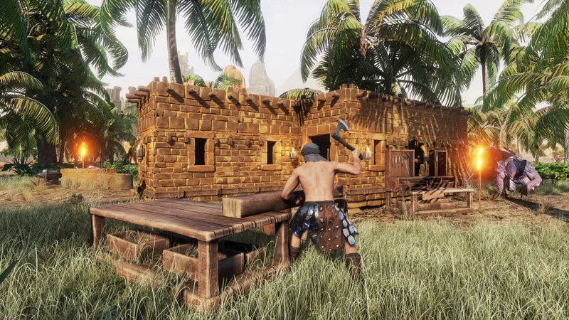 Nová upoutávka na Conan Exiles se zaměřuje na stavění