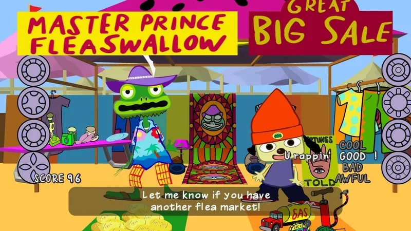 Podívejte se na 30 minut z nedávno vydané hry PaRappa The Rapper Remastered