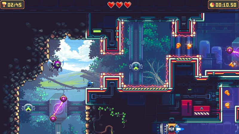 Česká retro plošinovka BZZZT míří na konzoli Nintendo Switch