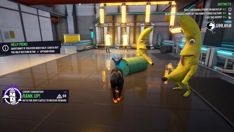 Hra Goat Simulator 3 dostane v listopadu post-apokalyptické rozšíření Baadlands: Furry Road 