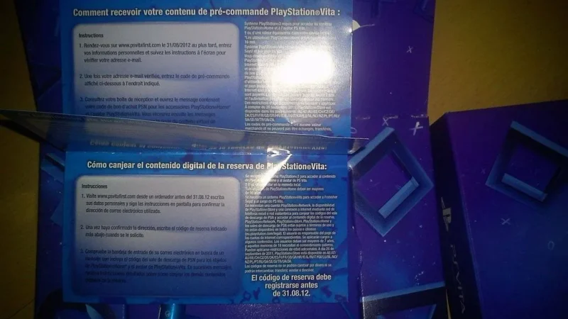 Fotky předobjednávajícího balíčku Playstation Vita