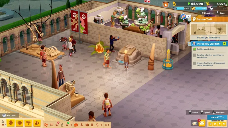 Hra Two Point Museum dostane rozšíření Zooseum začátkem prosince 