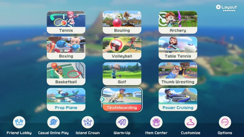 Nintendo Switch Sports Resort