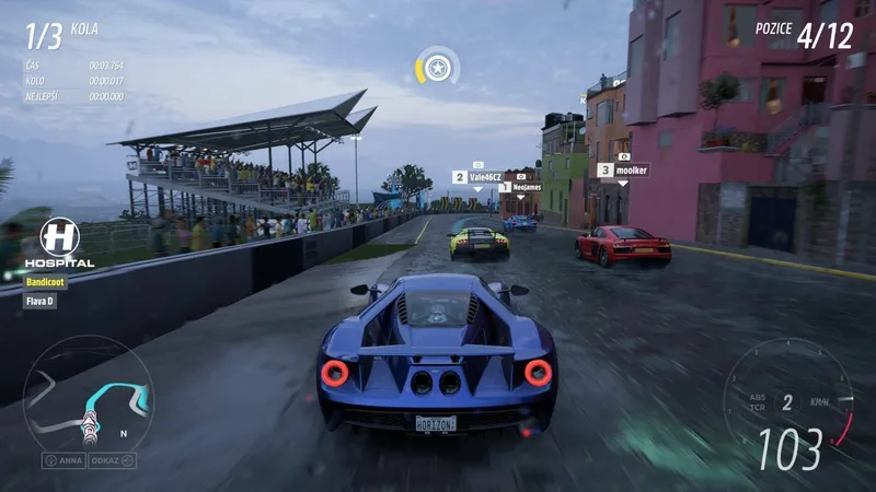 Pro hraní Forza Horizon 5 na PS5 bude potřeba Microsoft účet