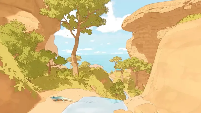 Puzzle plošinovka Gecko Gods se připomíná novým trailerem, vyjde začátkem příštího roku 