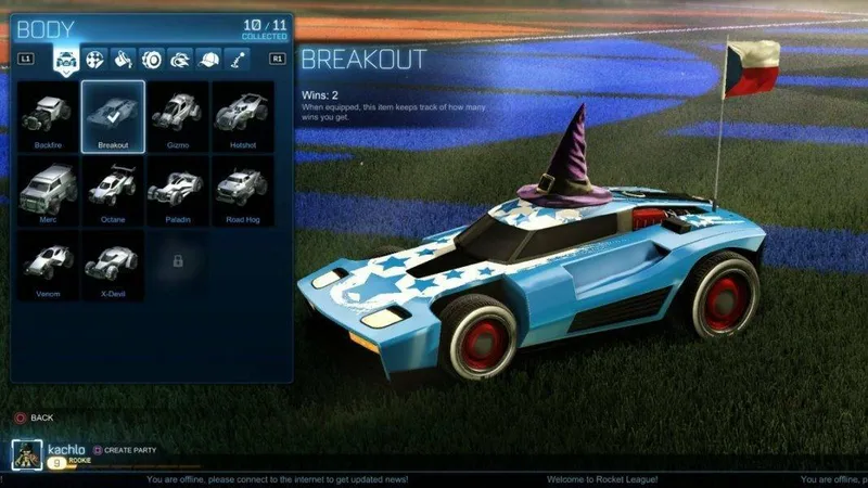 Hra Rocket League dostala DLC s motivem Jurského světa