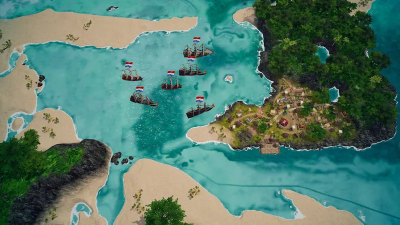 Oznámena pirátská strategická hra Corsairs: Battle of the Caribbean pro PC a konzole